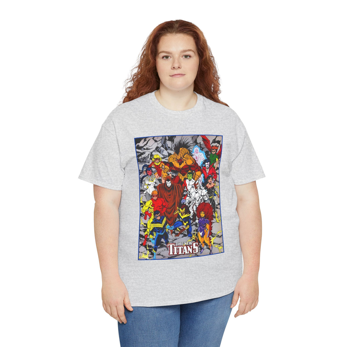 New Titans T-Shirt - Tom Grummett Art - Nightwing, Pantha, Phantasm, Wildebeest, Red Star, Troia - DC Comics