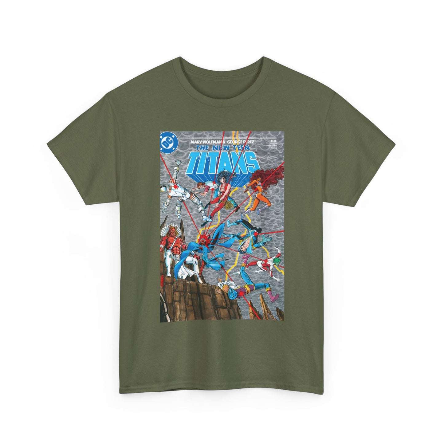 New Teen Titans T-Shirt - George Perez Art - Trigon the Terrible - DC Comics