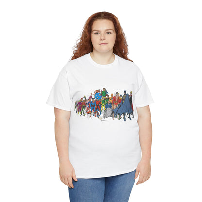 Batman T-Shirt - Neal Adams Art - Plastic Man, Sargon, Robin, Doom Patrol, Superboy, Legion of Super-Heroes - 100-Page Giant Cover Art - DC Comics