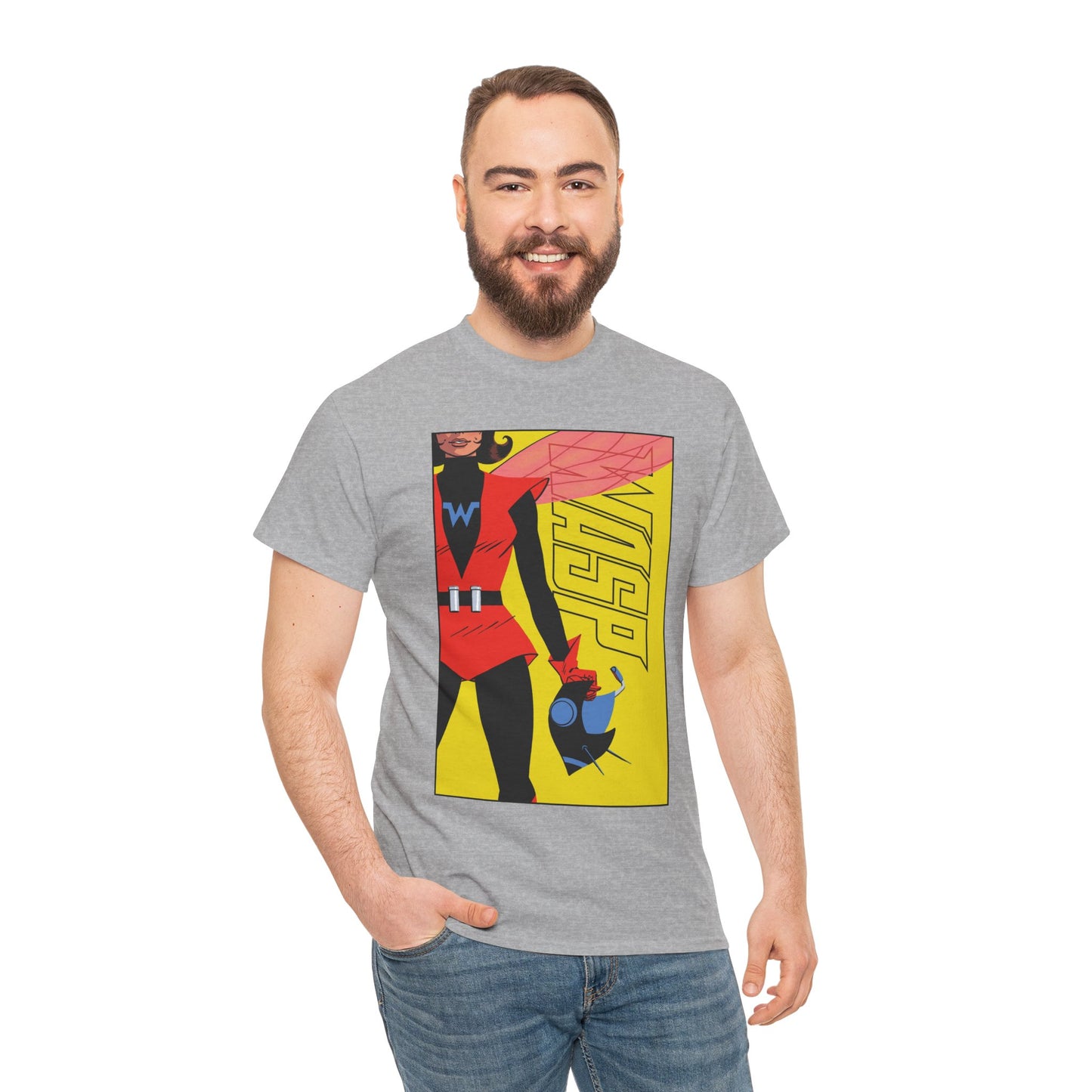 Wasp T-Shirt - Tom Reilly Art - Avengers Founding Member - Marvel Comics