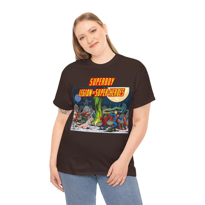Superboy & Legion of Super-Heroes T-Shirt - Jim Starlin Art - DC Comics