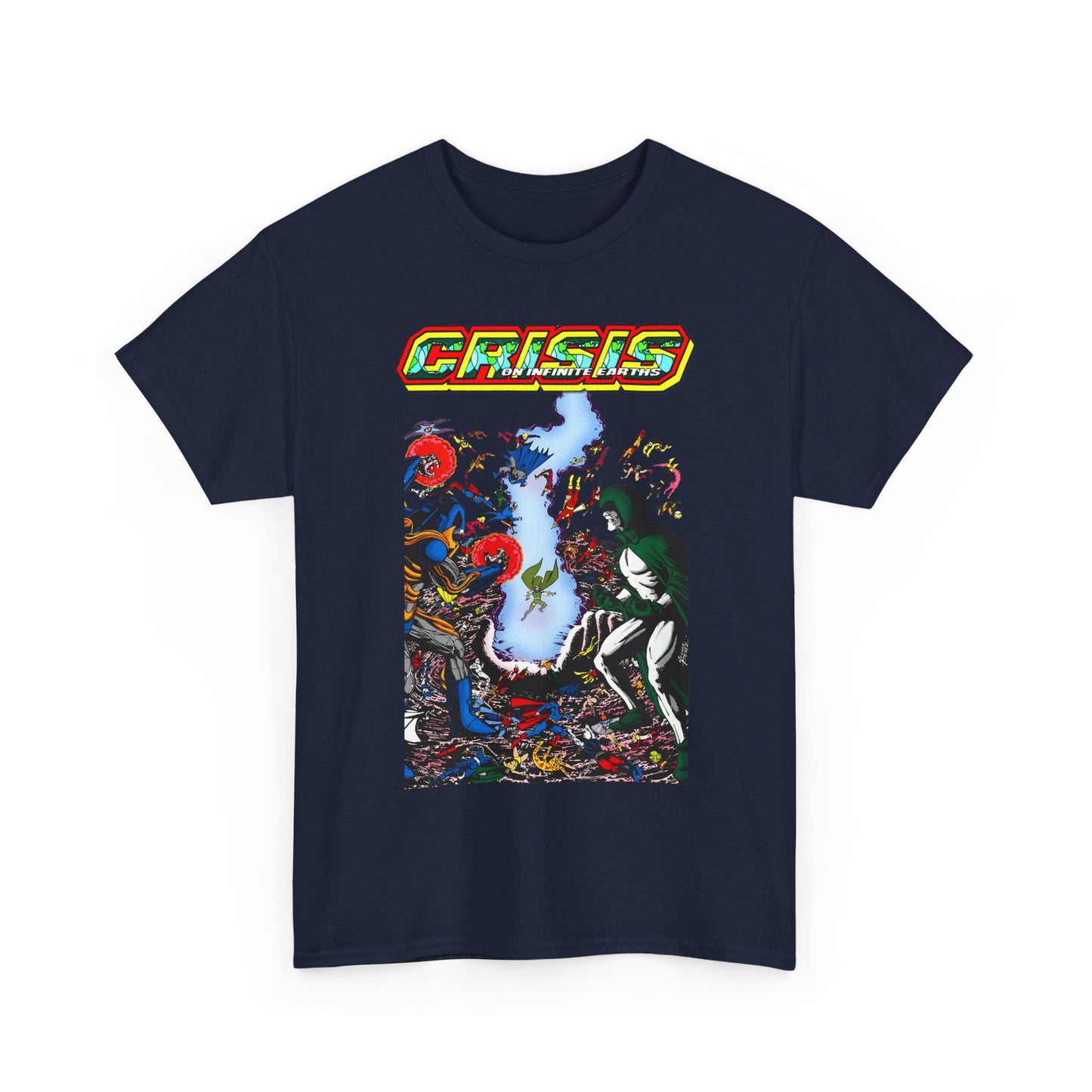 Crisis on Infinite Earths T-Shirt - George Perez Art - #10 Cover - Spectre Vs Anti-Monitor - DC Comics