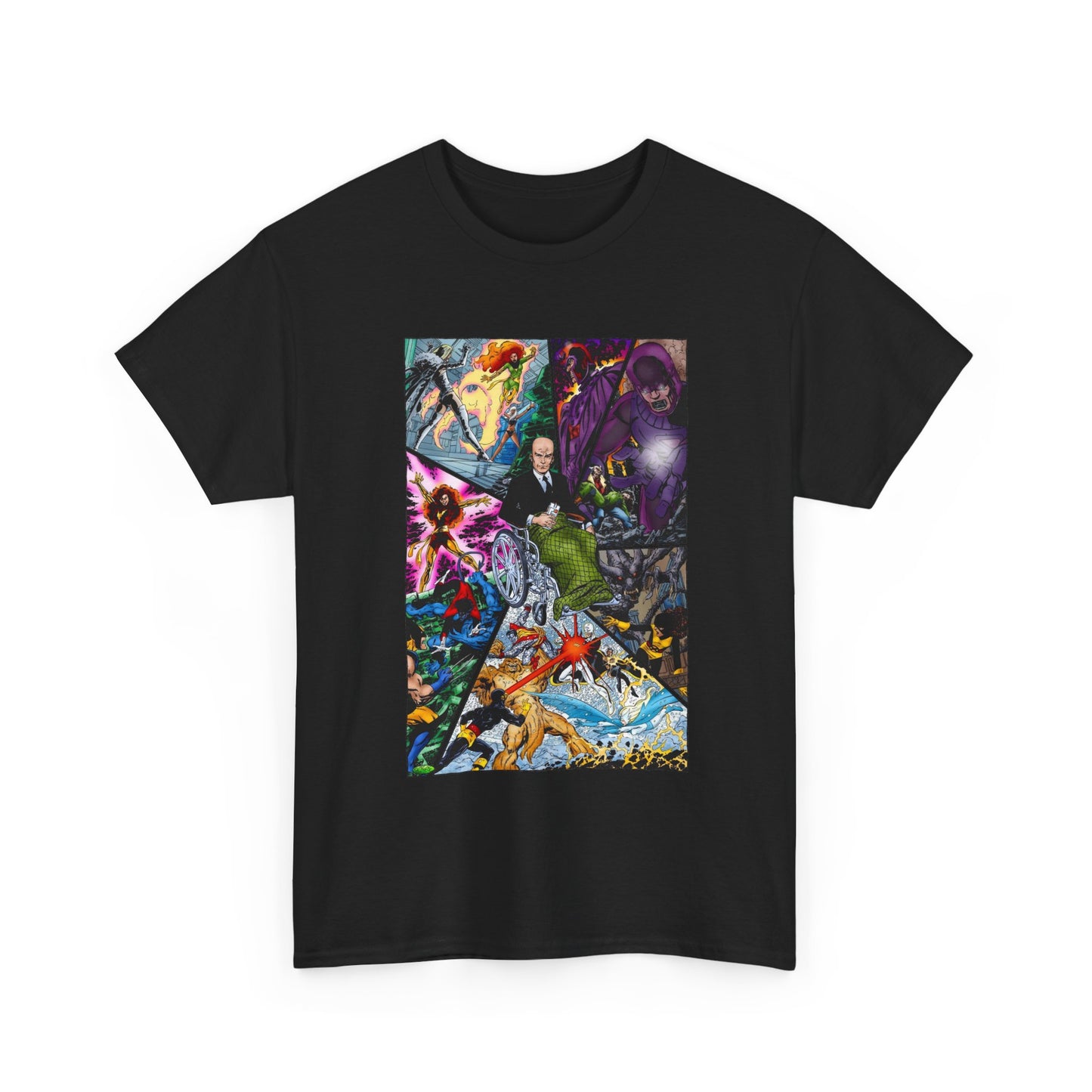 Professor X T-Shirt - John Byrne Art - Charles Xavier, X-Men Founder - Dark Phoenix, Cyclops, Sentinels - Marvel Comics