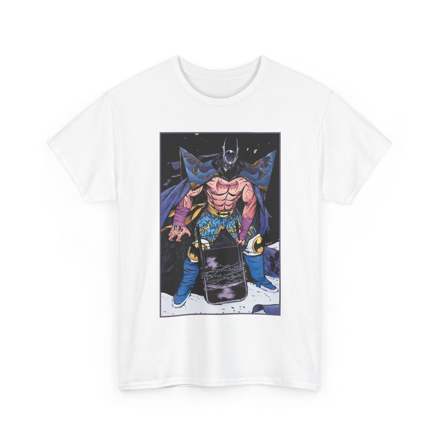 Batman T-Shirt - Daniel Warren Johnson Art - Luchador-Style Mask - DC K.O. #4 Cover Art - DC Comics