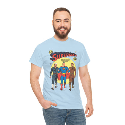 Superman T-Shirt - #12 Cover Art - Golden Age Classic - WWII Support - Iconic Image - DC Comics