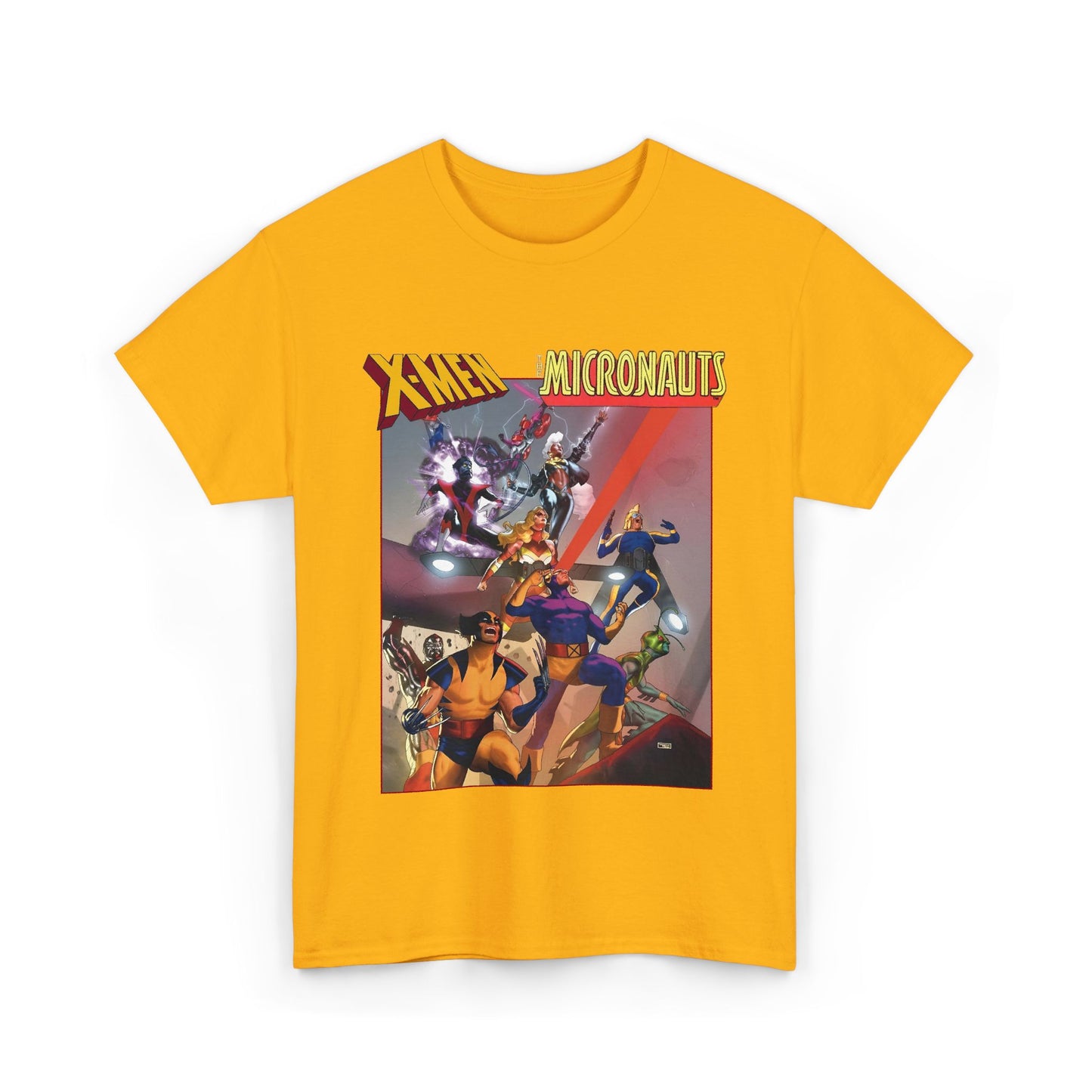 Uncanny X-Men/Micronauts T-Shirt - Taurin Clarke Art - Marvel Comics