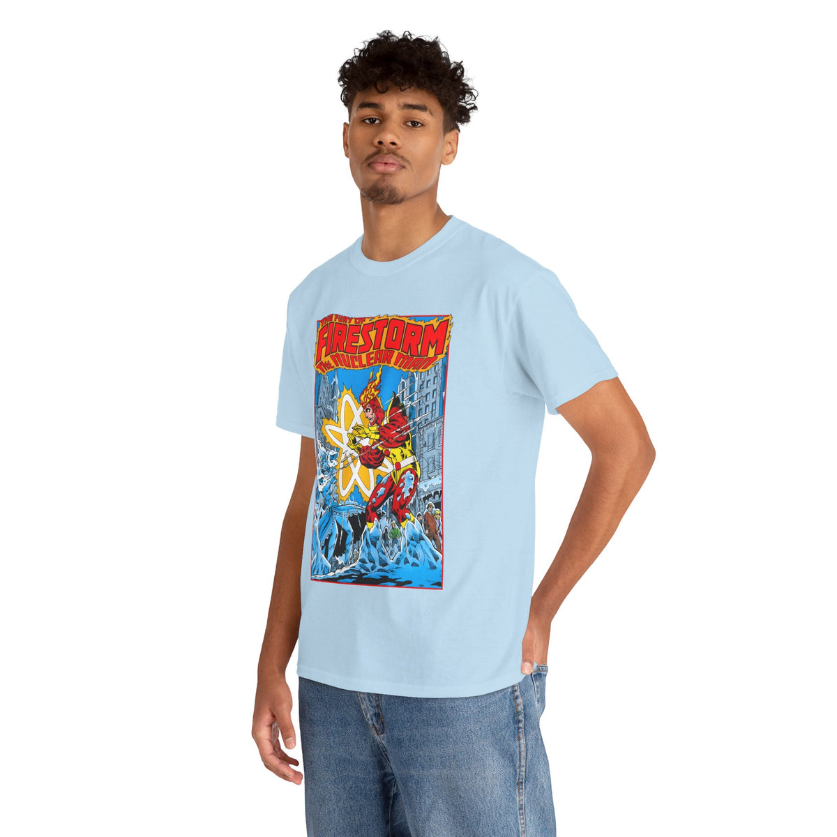 Fury of Firestorm T-Shirt - Pat Broderick Art - Vs Killer Frost - #3 Cover Art - DC Comics