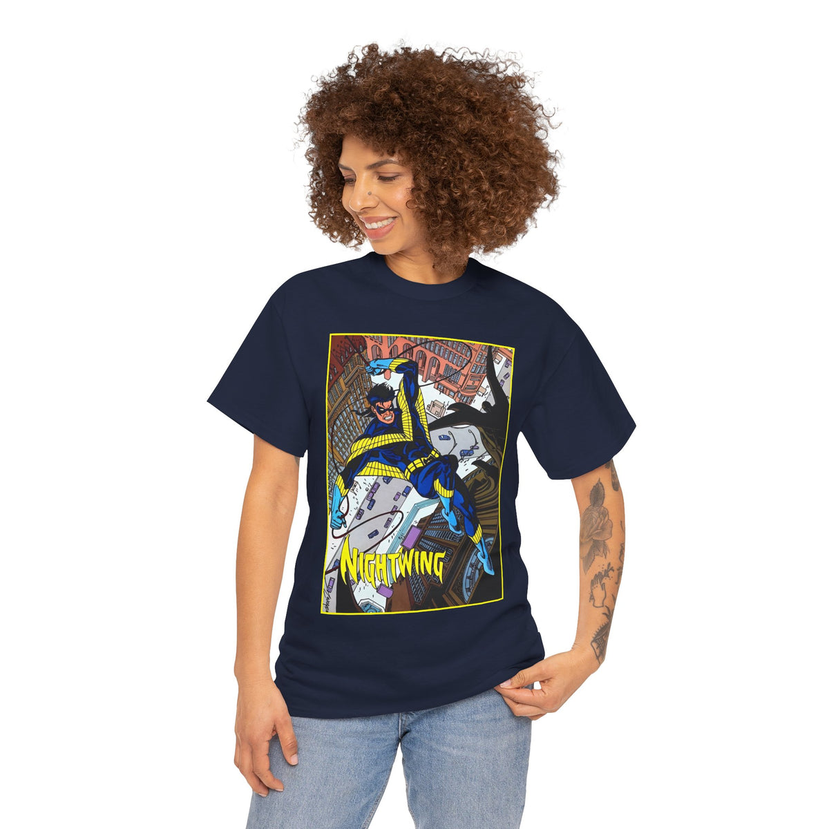 Nightwing T-Shirt - José Luis García-López Art - New Teen Titans Leader - DC Comics