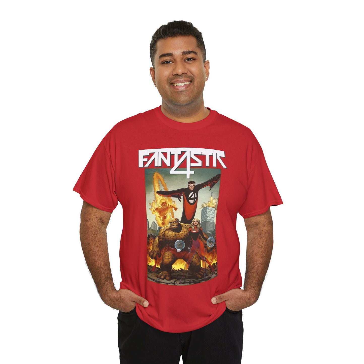 Fantastic Four T-Shirt - Arthur Adams Art - Marvel Comics