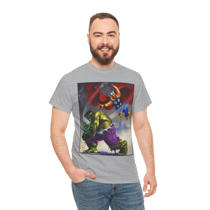 Incredible Hulk & Thor T-Shirt - Joe Jusko Art - Marvel Comics