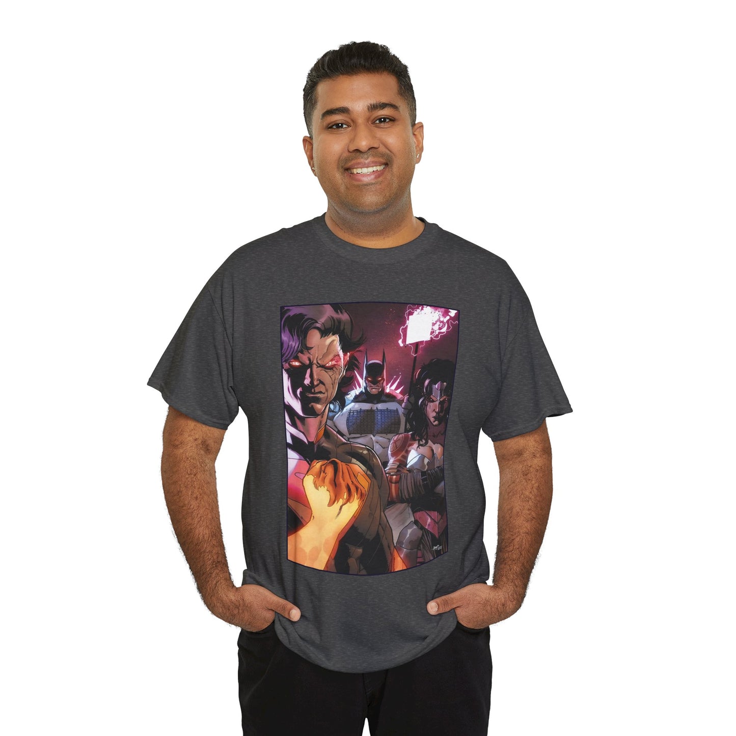 Absolute Trinity T-Shirt - Javier Fernandez Art - Superman, Batman, Wonder Woman - DC K.O. Variant Cover - DC Comics