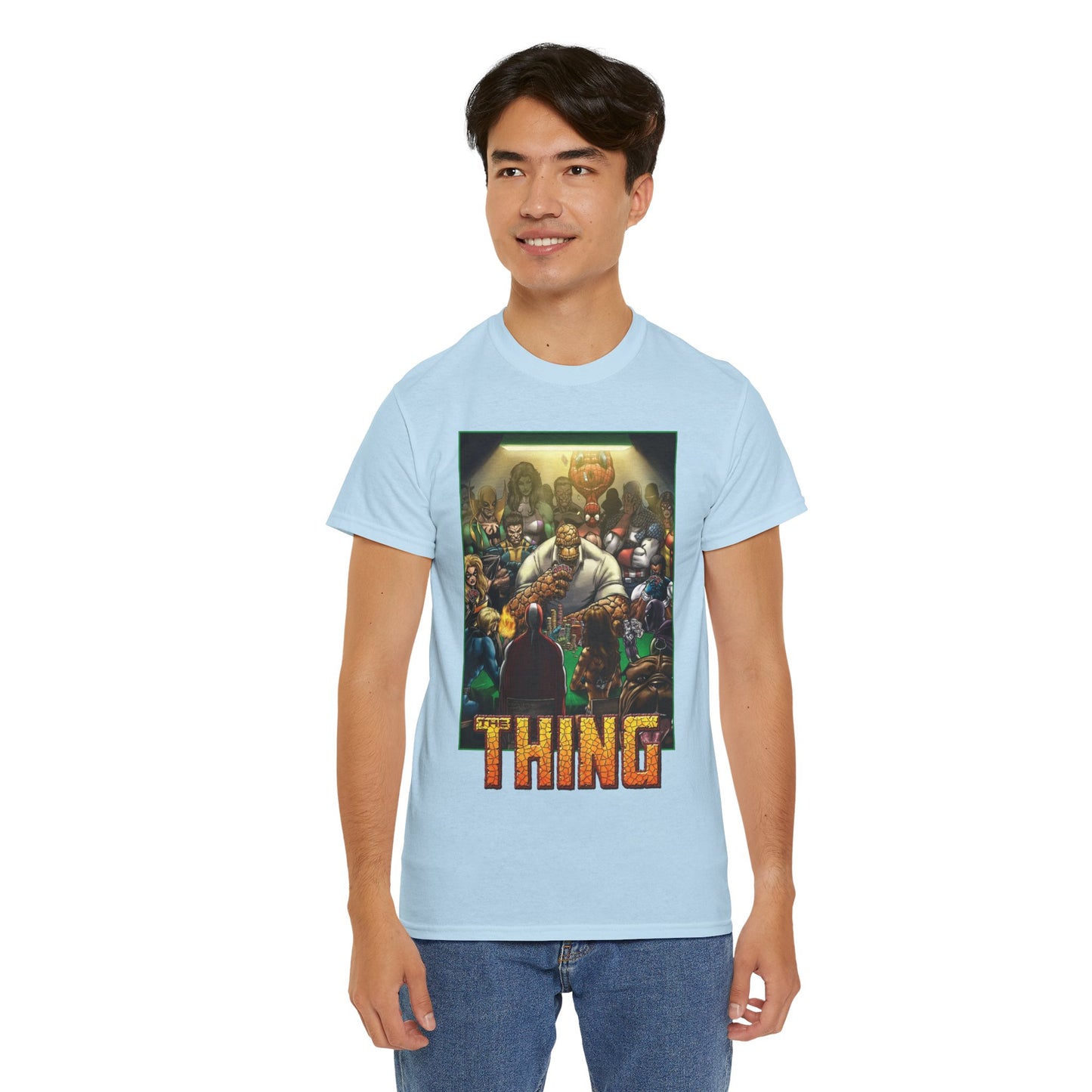 The Thing T-Shirt - Andrea DI Vito Art - Fantastic Four Member, Ben Grimm - Marvel Comics