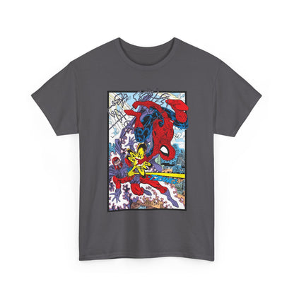 Spider-Man Vs Magneto T-Shirt - Erik Larsen Art - Marvel Comics