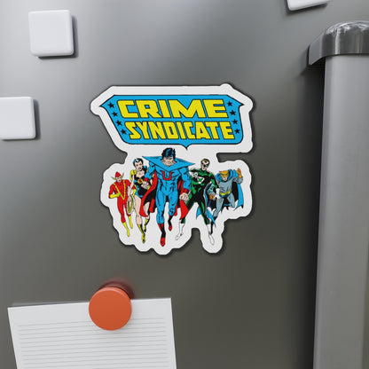 Crime Syndicate Die-Cut Magnet - Ultraman, Superwoman, Power Ring, Johnny Quick, Owlman - Earth 3 JLA Villains - Silver Age - DC Comics - 3", 4", 5", 6"