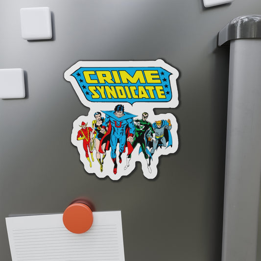 Crime Syndicate Die-Cut Magnet - Ultraman, Superwoman, Power Ring, Johnny Quick, Owlman - Earth 3 JLA Villains - Silver Age - DC Comics - 3", 4", 5", 6"