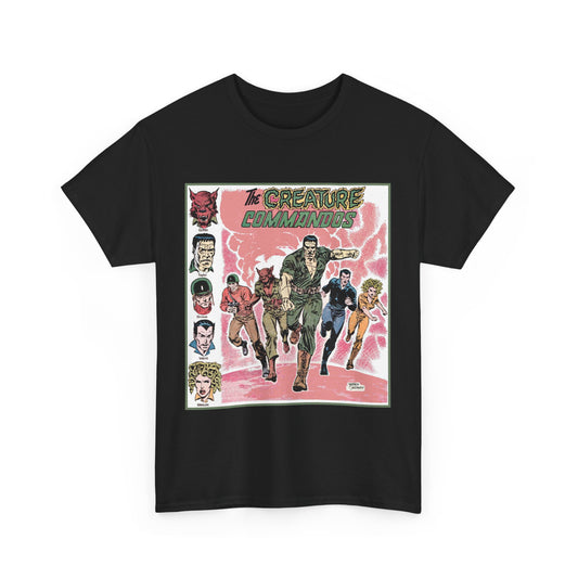 Creature Commandoes T-Shirt - Jerry Ordway Art - Medusa, Velcro, Shrieve - DC Comics Who's Who Art - Inspiration for James Gunn Series