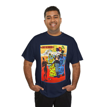 Brotherhood of Dada T-Shirt - Doom Patrol Foes - Mr Nobody, Quiz, Frenzy - DC Comics, Vertigo Comics - Grant Morrison Stories