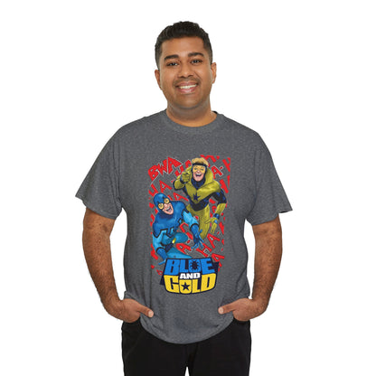 Booster Gold & Blue Beetle T-Shirt - DC Comics - Justice League International Members - Ted Kord