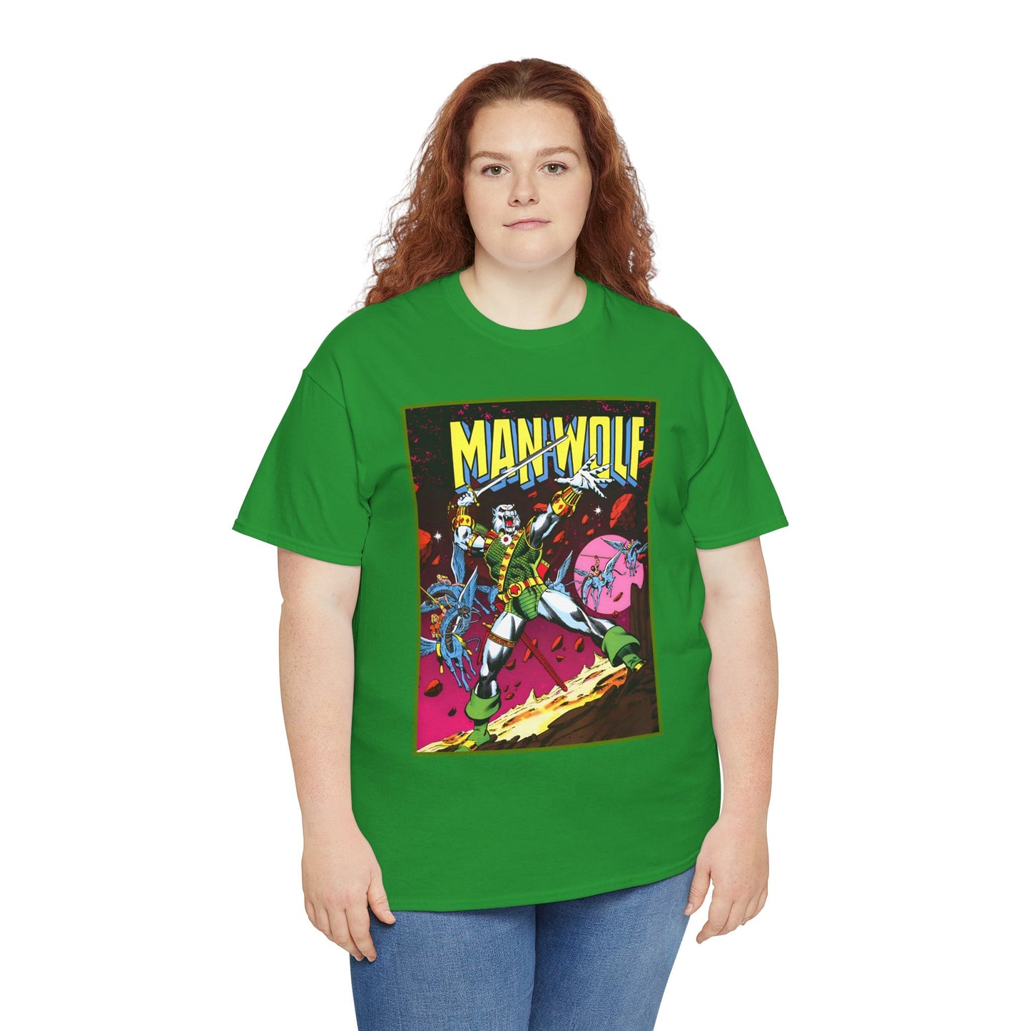 Man-Wolf T-Shirt - George Perez Art - Colonel John Jameson - Marvel Premiere #45 Cover Art - Marvel Comics