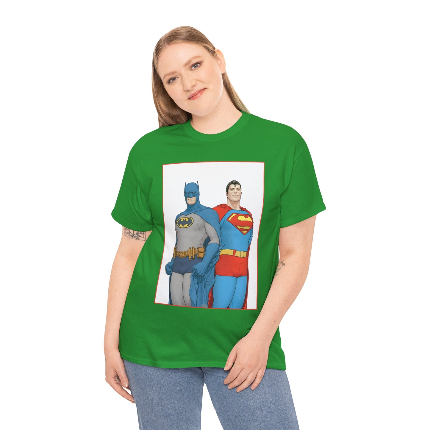Superman & Batman T-Shirt - Frank Quitely Art - World's Finest Variant Cover Art - DC Comics