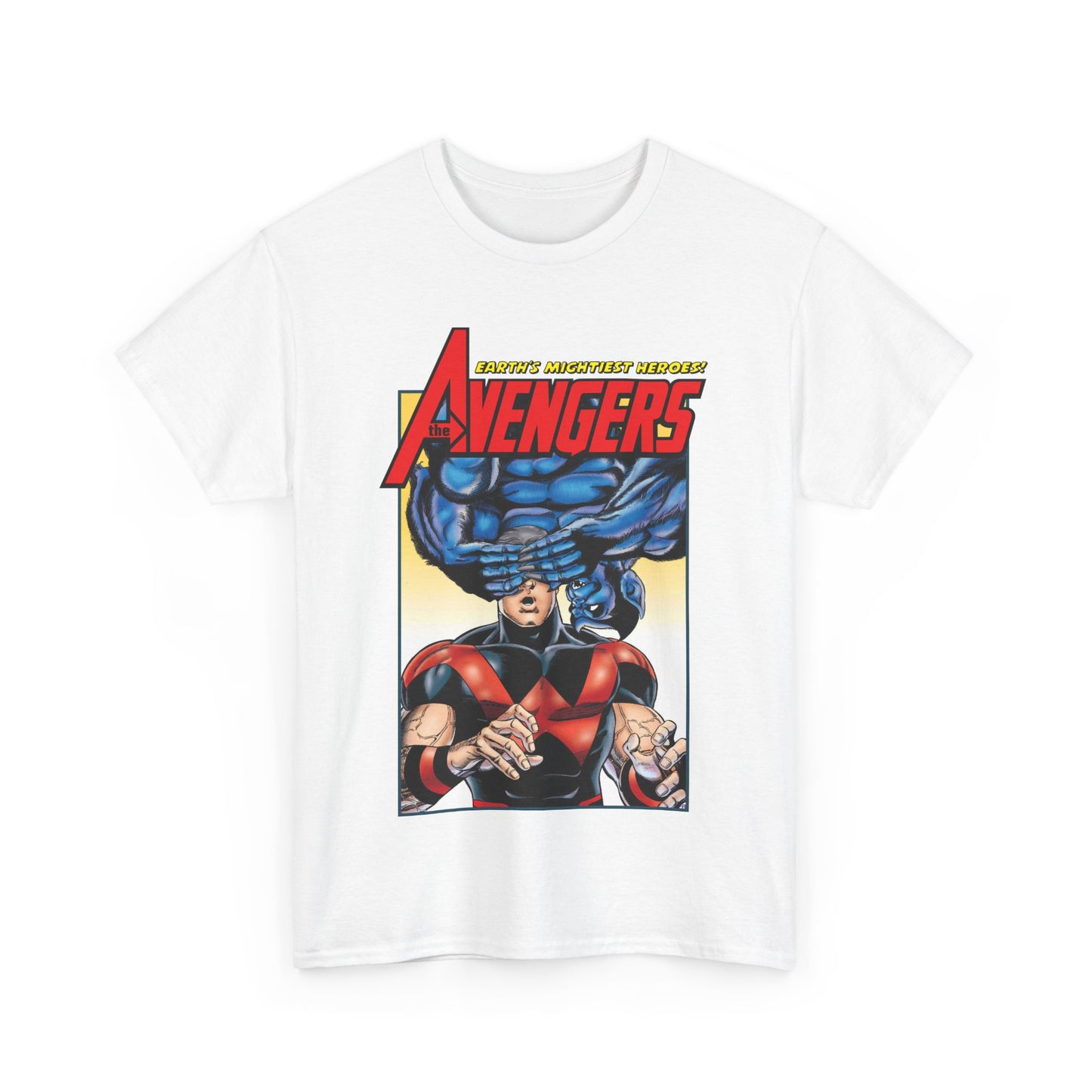 Avengers T-Shirt - George Perez Art - Wonder Man & Beast (Simon Williams & Hank McCoy) - Marvel Comics