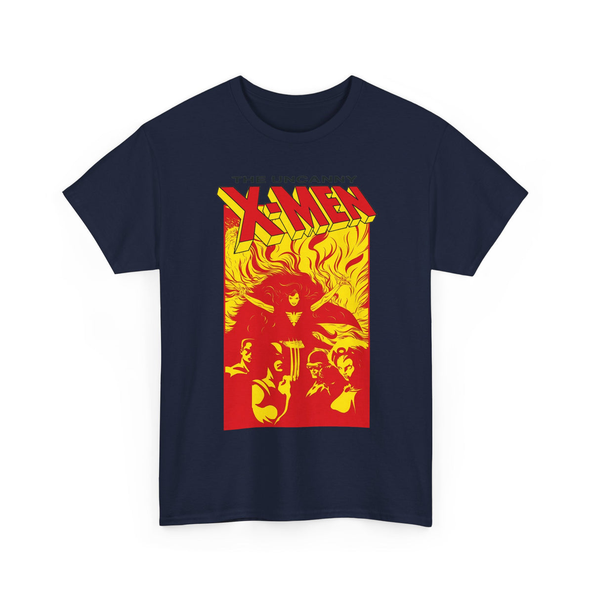 Uncanny X-Men T-Shirt - Steve Lightle Art - Dark Phoenix, Cyclops, Wolverine - Marvel Comics