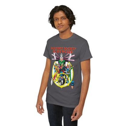 Injustice Society of America T-Shirt - George Perez Art - Justice Society/JSA Foes - Solomon Grundy, Huntress, Per Degaton, The Shade, Vandal Savage - DC Comics - Golden Age