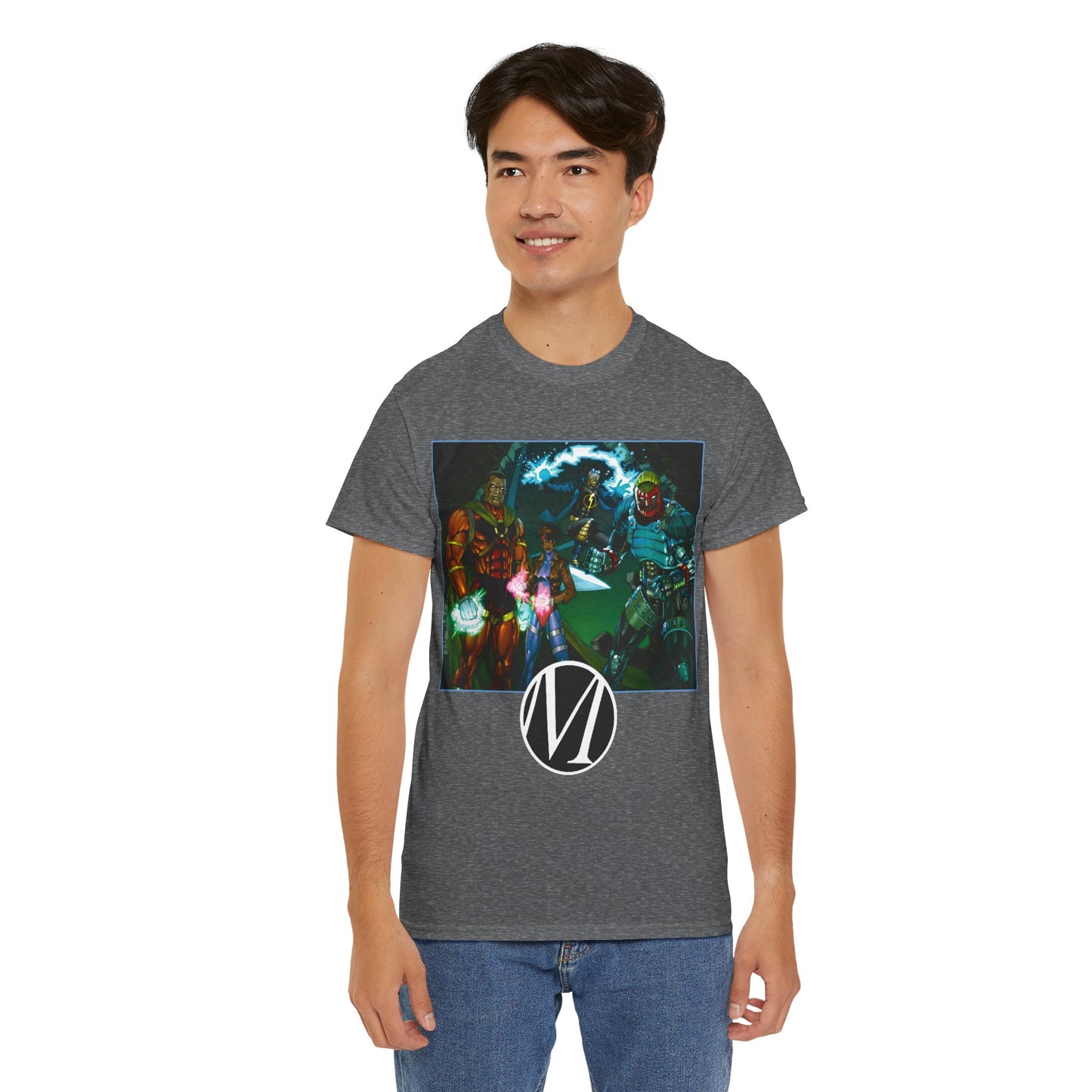 Milestone Comics Heroes T-Shirt - Static, Icon, Rocket, Hardware - Dakota - DC Comics, Milestone Media