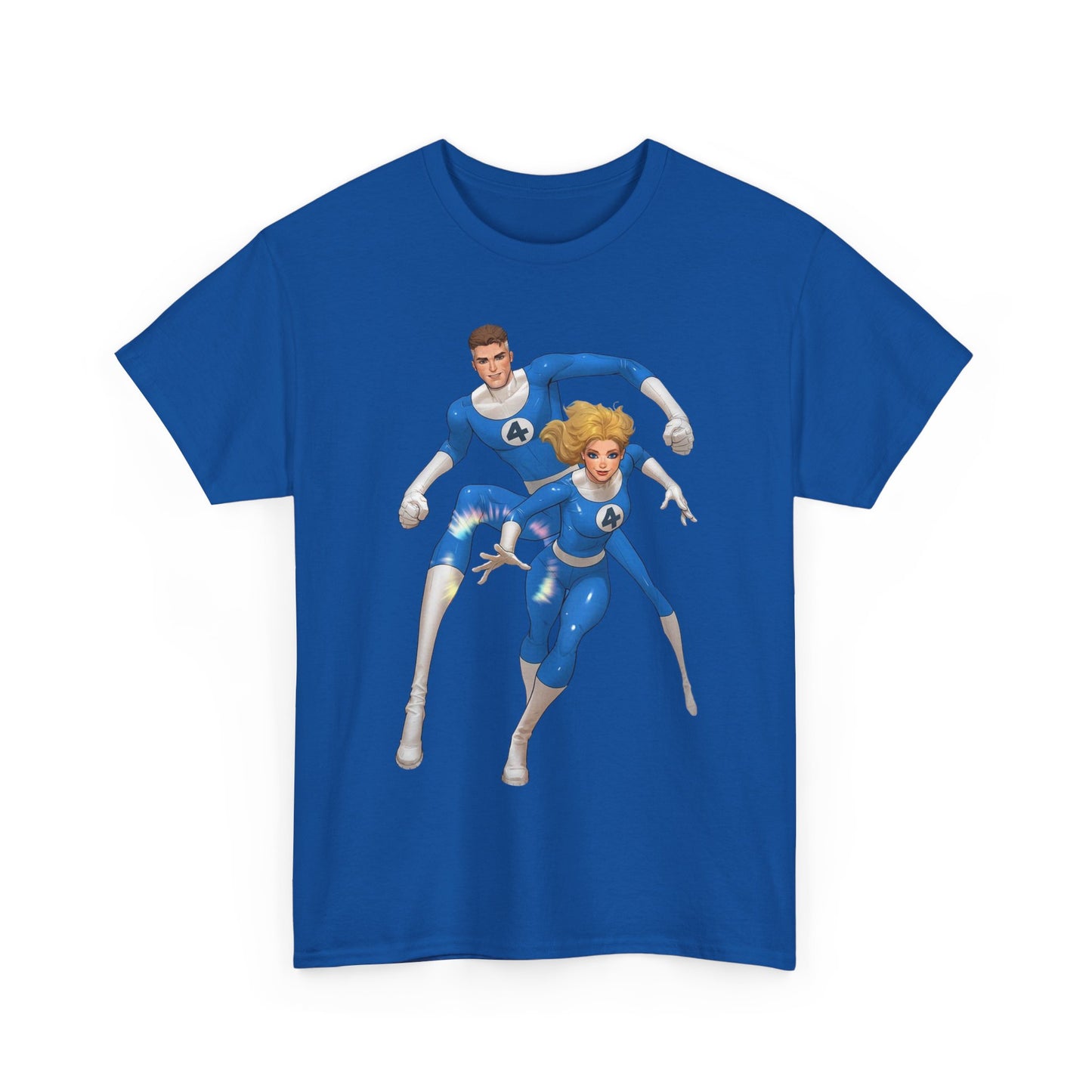 Mr. Fantastic & Invisible Woman T-Shirt - David Nakayama Art - Fantastic Four - Marvel Comics