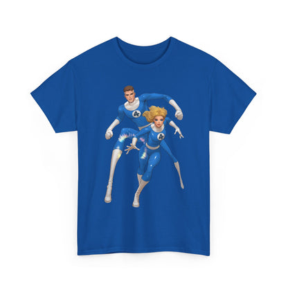 Mr. Fantastic & Invisible Woman T-Shirt - David Nakayama Art - Fantastic Four - Marvel Comics
