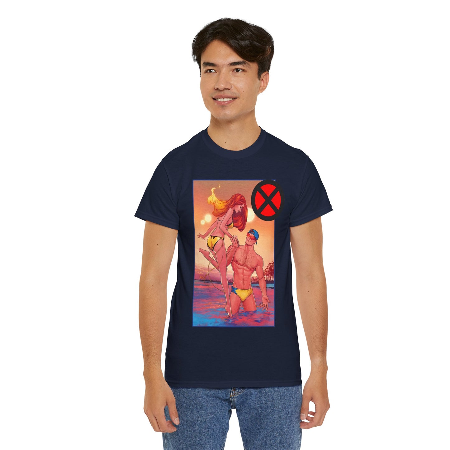 Scott Summers & Jean Grey T-Shirt - Russell Dauterman Art - X-Men - Marvel Comics