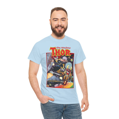 Mighty Thor T-Shirt - Walt Simonson Art - Asgard, Bifröst - God of Thunder - Marvel Comics