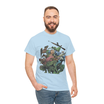 Batman T-Shirt - Daniel Warren Johnson Art - Vs The Mutant Gang from Frank Miller's The Dark Knight Returns - DC Comics