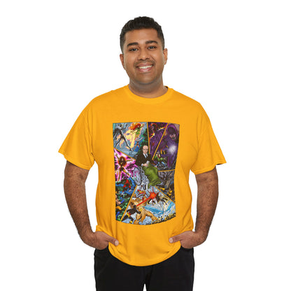 Professor X T-Shirt - John Byrne Art - Charles Xavier, X-Men Founder - Dark Phoenix, Cyclops, Sentinels - Marvel Comics