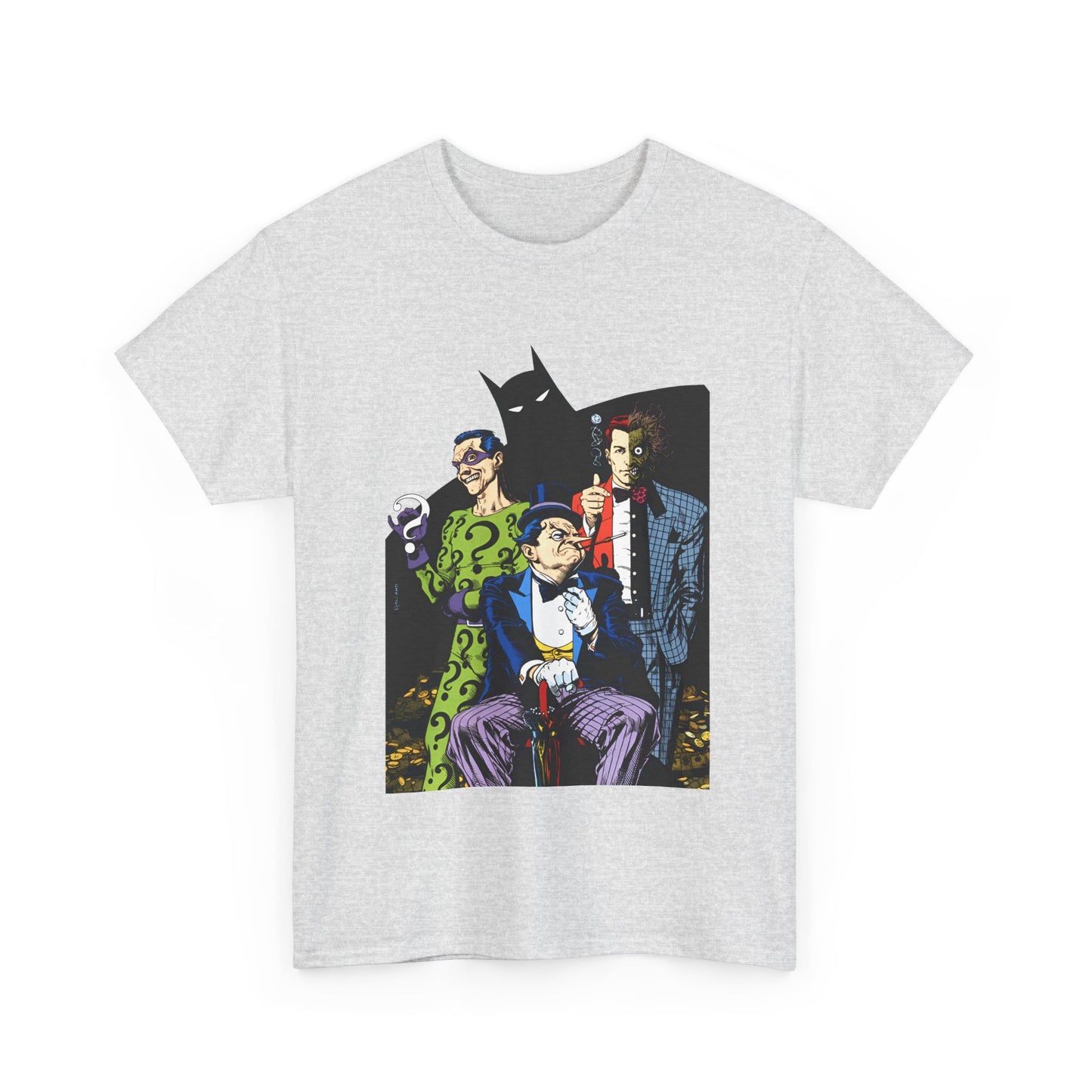 Riddler, Two-Face, Penguin T-Shirt - Brian Bolland Art - DC Comics