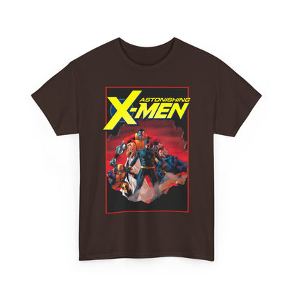 Astonishing X-Men T-Shirt - John Cassady Art - Cyclops, Beast, Wolverine, Colossus, Emma Frost - Marvel Comics