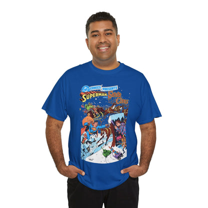 Superman & Santa Claus T-Shirt - José Luis García-López Art - DC Comics Presents #67 - Vs. Toyman