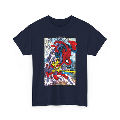 Spider-Man Vs Magneto T-Shirt - Erik Larsen Art - Marvel Comics