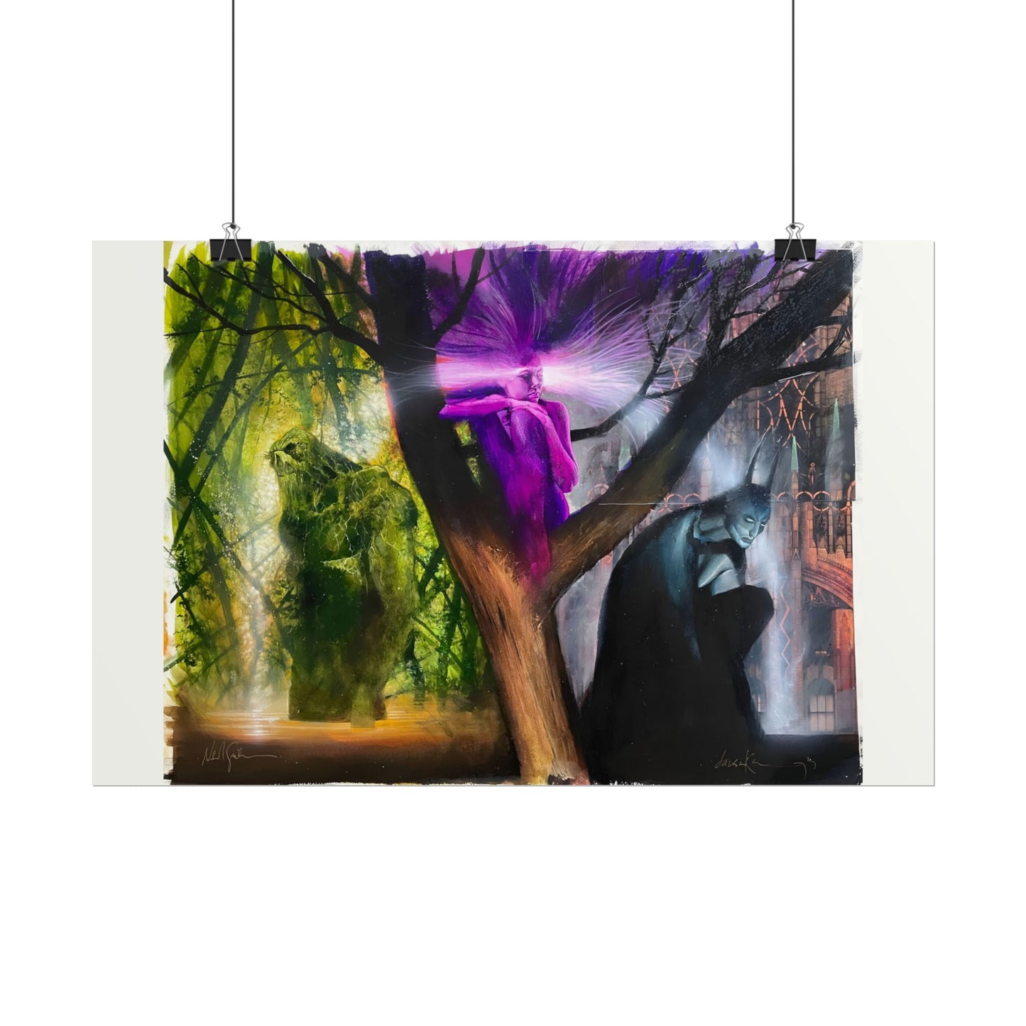 Black Orchid Rolled Poster - Dave McKean Art - Batman & Swamp Thing - DC/Vertigo Comics - Multiple Sizes Up to 24"x36"