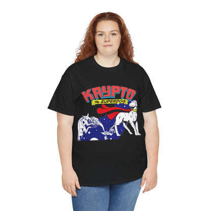 Krypto T-Shirt - James Gunn Superman Movie 2025 - Superman's Beloved Pet -Super Dog from Krypton - Stays at the Fortress of Solitude - DC Comics