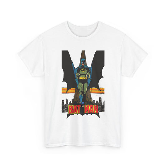 Batman T-Shirt - George Perez Art - JLA 80s Postcard Set - DC Comics - Gotham City - Justice League of America Member