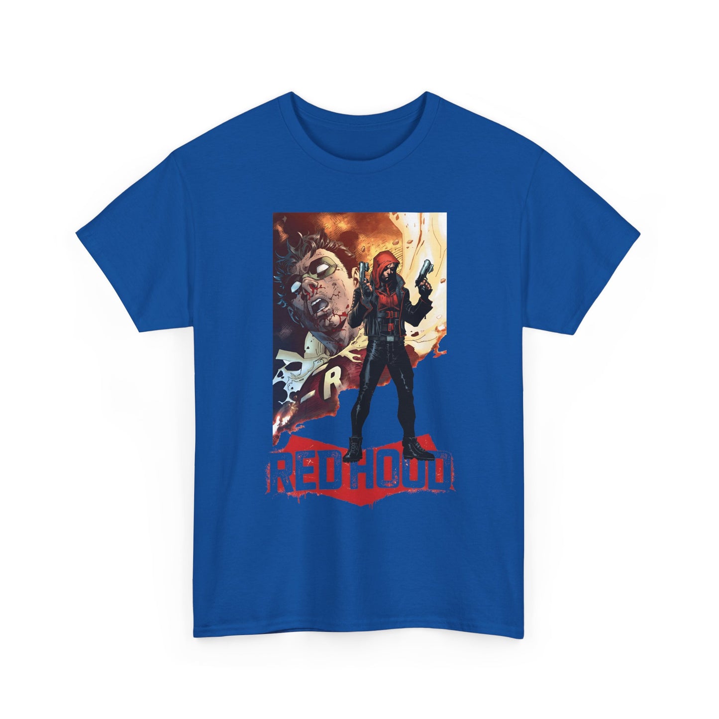 Red Hood T-Shirt - Jim Lee Art - Jason Todd, Batman Sidekick - Gotham Hero - DC Comics