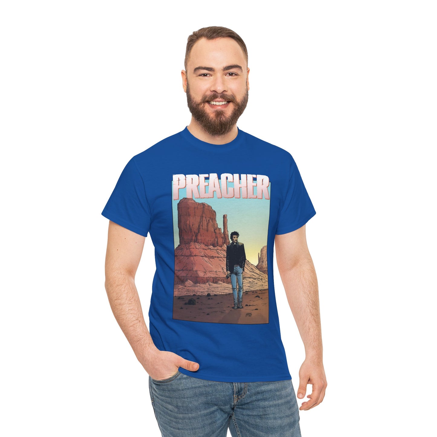 Preacher T-Shirt - Glenn Fabry Art - DC/Vertigo Comics