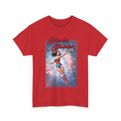 Wonder Woman '77 T-Shirt - Nicola Scott Art - Comic Book Based on the 1970s TV Series with Lynda Carter - DC Comics