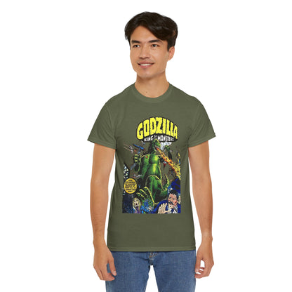 Godzilla T-Shirt - King of the Monsters - 1970s Comic Series - Marvel Comics - Bronze Age Monster Comic