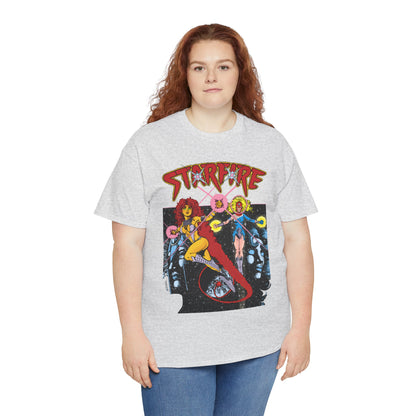Starfire & Harbinger T-Shirt - George Perez Art - Teen Titans Spotlight #19 Cover - DC Comics