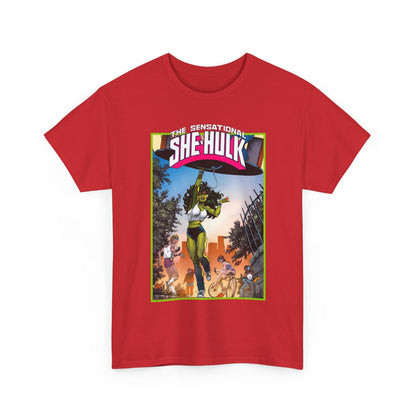 Sensational She-Hulk T-Shirt -John Byrne Poster Art - Jennifer Walters, Hulk's Cousin - Marvel Comics