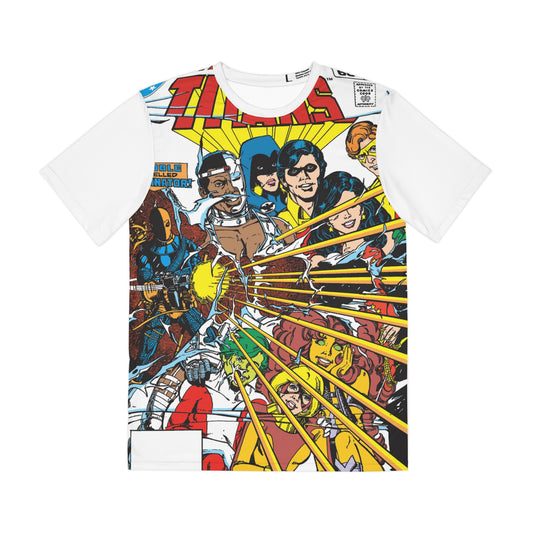 New Teen Titans #34 All Over Print Tee (Polyester) - George Perez Art - DC Comics
