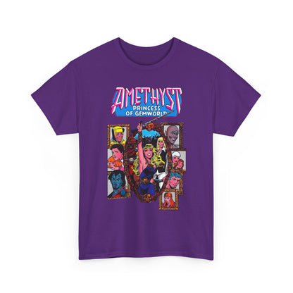 Amethyst Princess of Gemworld T-Shirt - Ernie Colon Art - Sardonyx, Dark Opal, Granch, Citrina - DC Comics