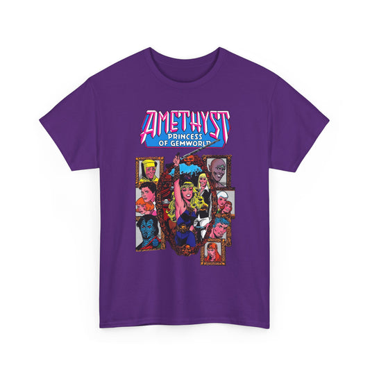 Amethyst Princess of Gemworld T-Shirt - Ernie Colon Art - Sardonyx, Dark Opal, Granch, Citrina - DC Comics